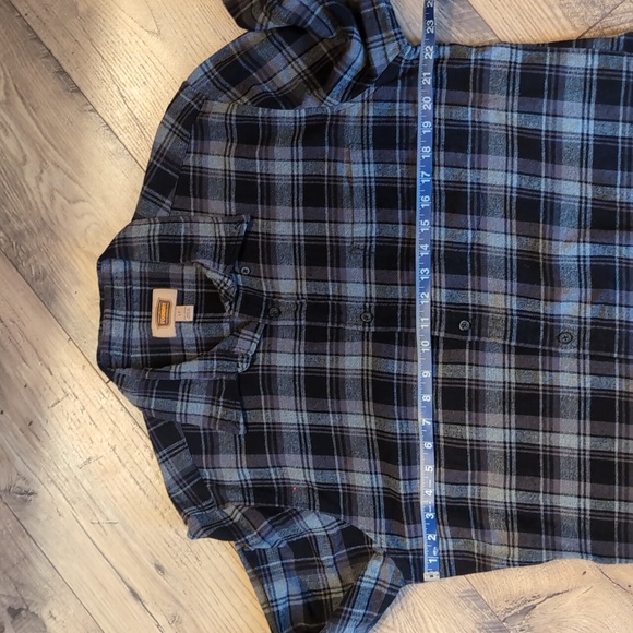 Foundry Plaid flannel shirts, 100% cotton, lot of two, men's LT - Picture 8 of 13